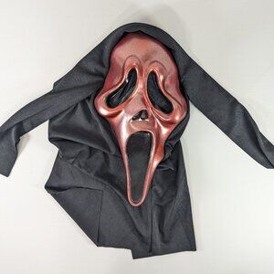 Scream Mask Metallic Red Ghost Face Easter Unlimited Halloween costume collect
